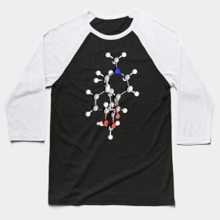 Codeine Molecule Baseball T-Shirt